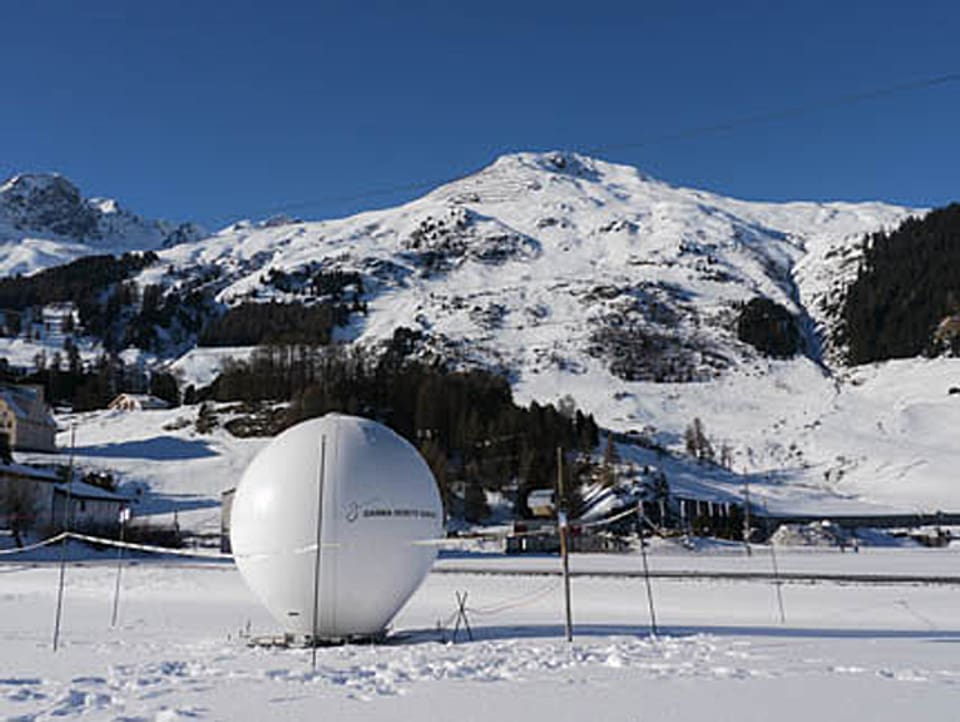 Vom Innovationspark hätte auch das Lawinenforschungsinstitut in Davos profitiert – im Bild das terrestrische Radar.