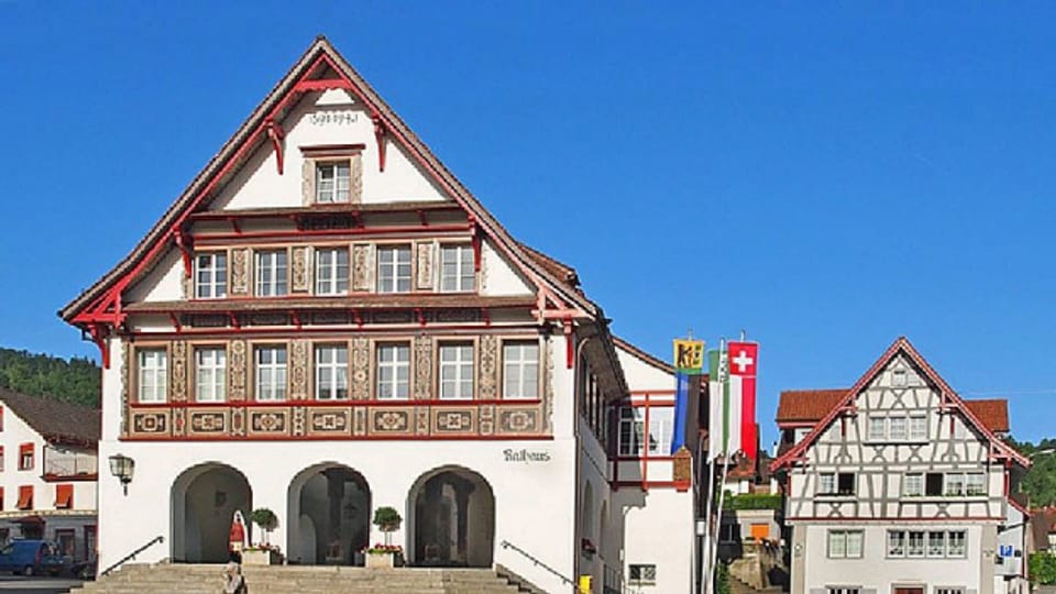 Das Rathaus in Berneck