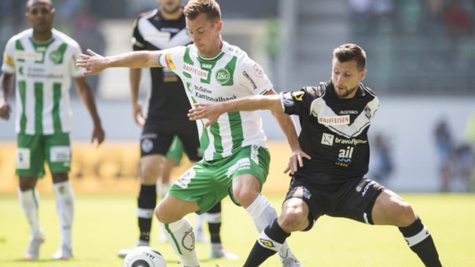 Der FC St. Gallen spielt zum Saisonauftakt gegen Lugano.