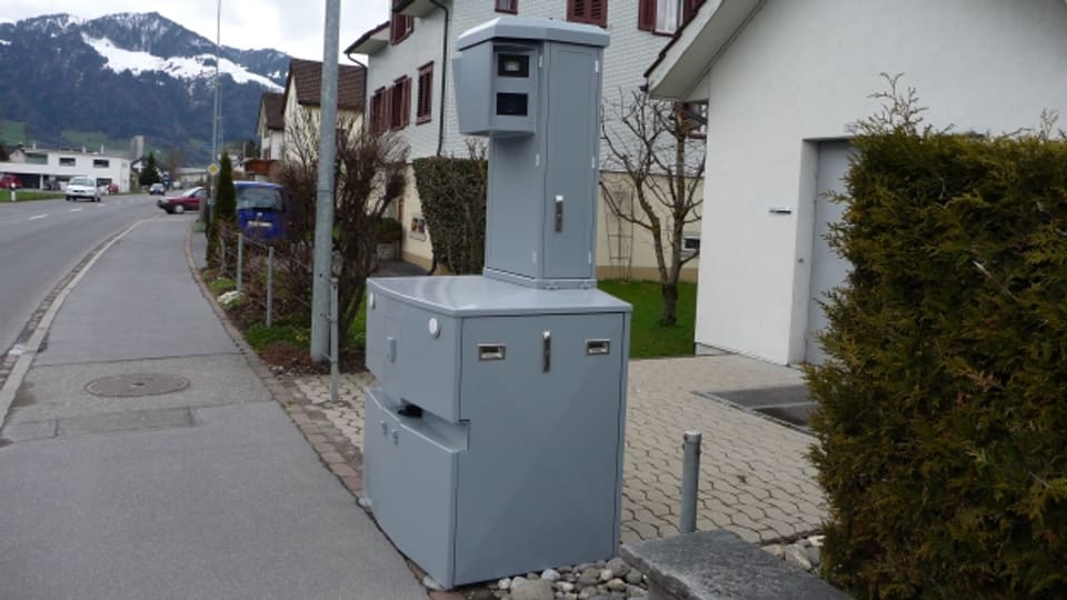 Die Kantonspolizei St. Gallen verfügt über neun mobile Radaranlagen.
