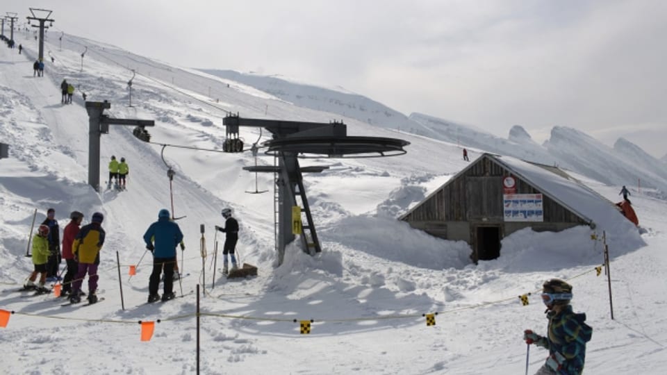 Skigebiet Wildhaus im Obertoggenburg.