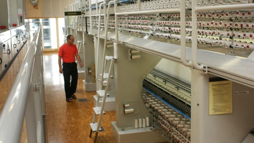 In der Ostschweiz werden heutzutage vorwiegend Spezialitäten in der Textilbranche hergestellt.