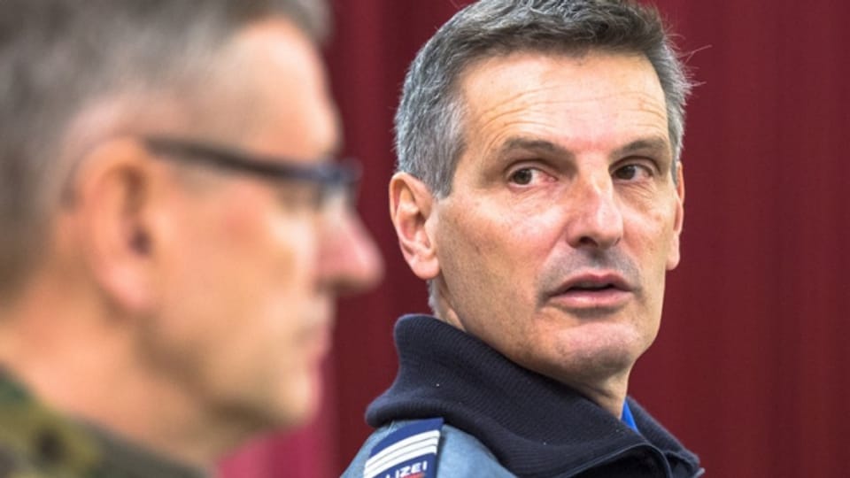 Waler Schlegel, Kommandant der Kantonspolizei Graubünden, zieht eine positive Bilanz zum WEF 2016