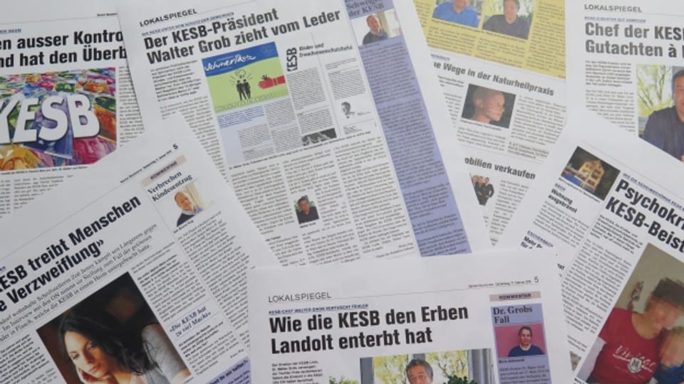 Die «Obersee Nachrichten» berichten regelmässig über Fälle der KESB Linth.