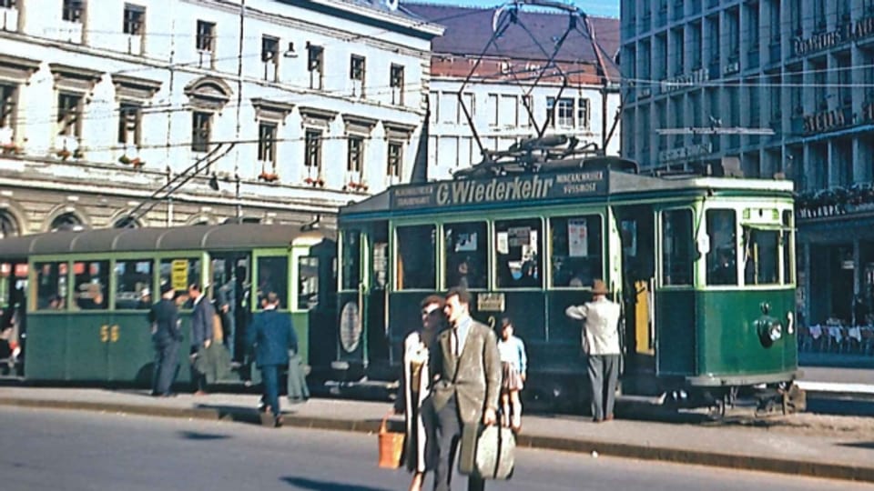 Bis 1957 war in St. Gallen ein Tram unterwegs.
