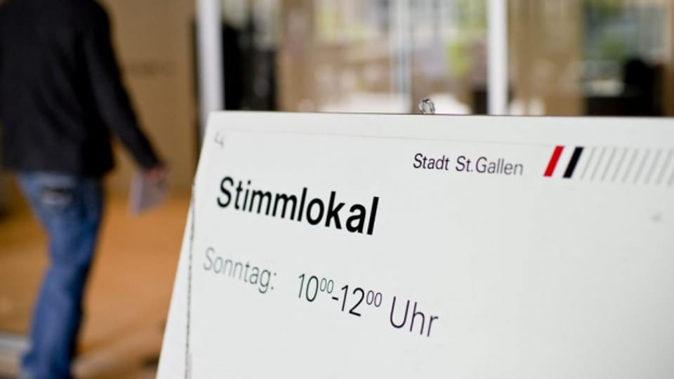 Die Stadt St. Gallen erwartet keine allzu tiefe Stimmbeteiligung.