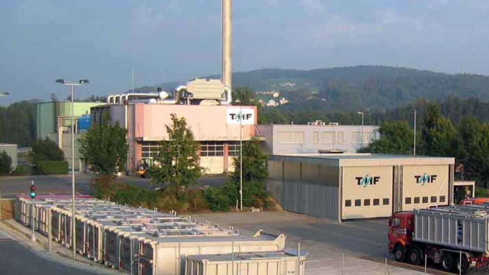 Hier werden Tierkadaver zur Tiermehl verarbeitet: Tiermehlfabrik TMF in Kirchberg.