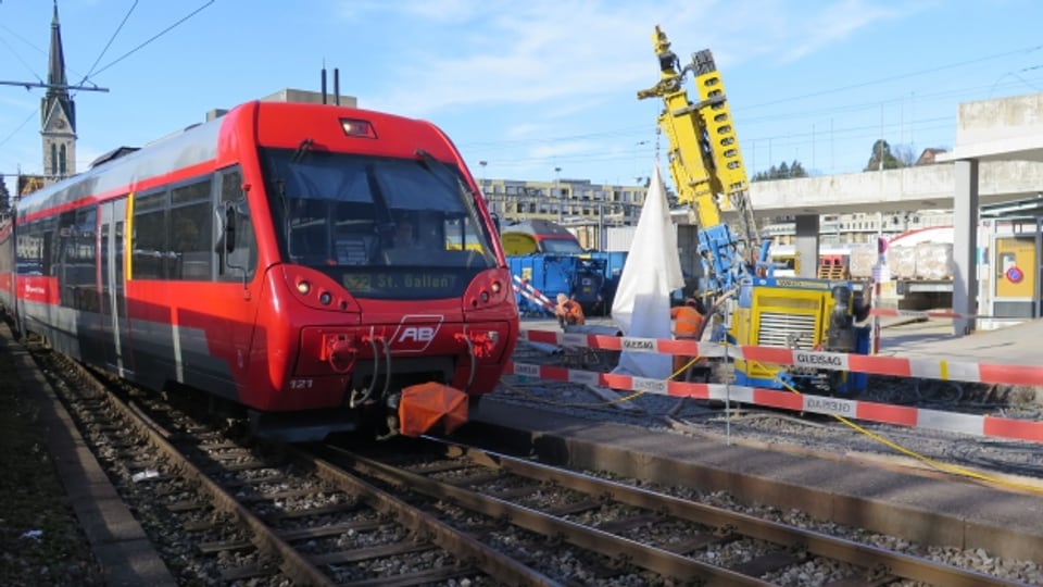 Für den neuen Tunnel der Appenzeller Bahn sind Testsprengungen durchgeführt worden.