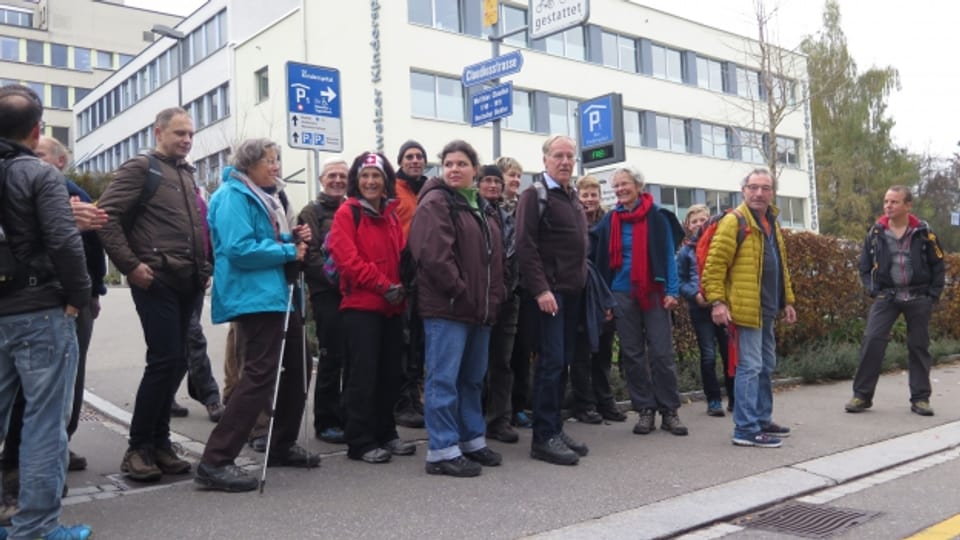 Protestmarsch für das Spital Heiden.