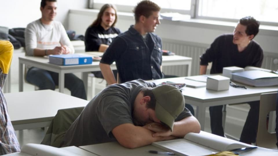 Kanti-Schüler am Burggraben in St. Gallen dürfen auch im nächsten Schuljahr länger schlafen.