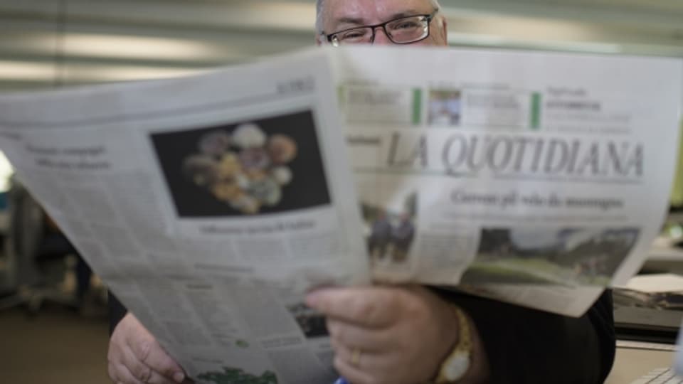 «La Quotidiana» wird wegen der regionalen Berichterstattung geschätzt.