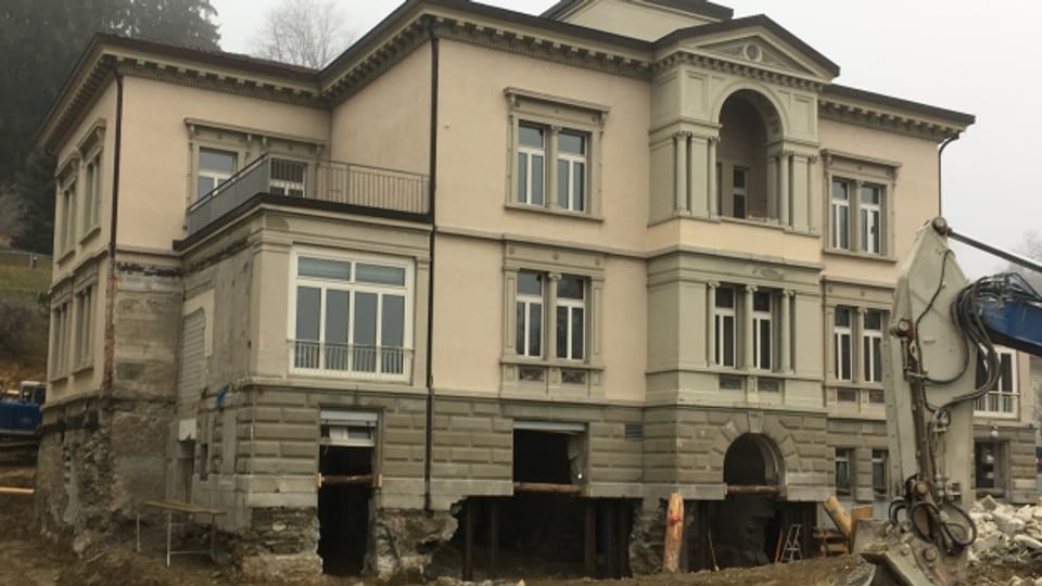 Villa in St. Gallen wird verschoben