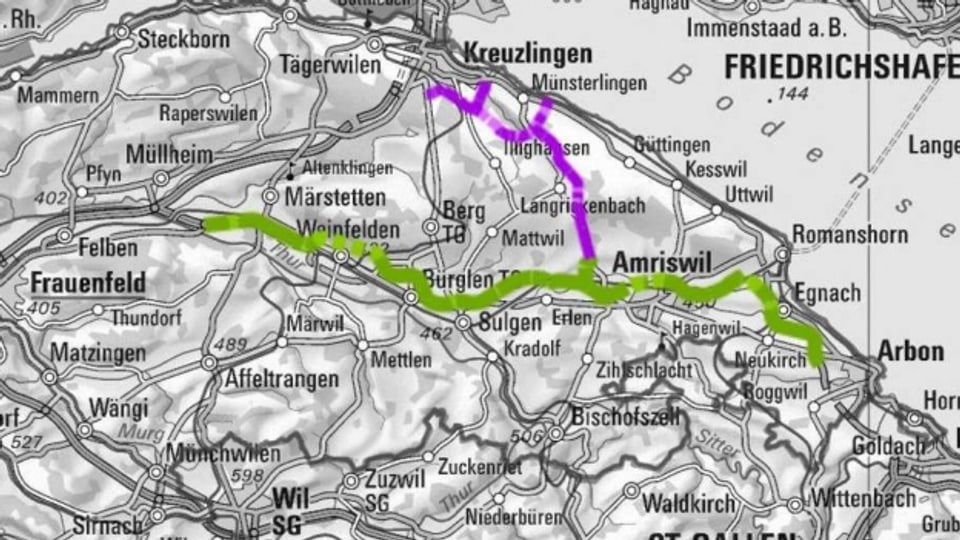 Thurgauer BTS-/OLS-Strassenprojekt wieder unter Druck