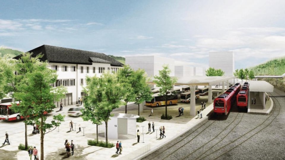 Umbau Bahnhof Herisau - 38-Millionen-Projekt