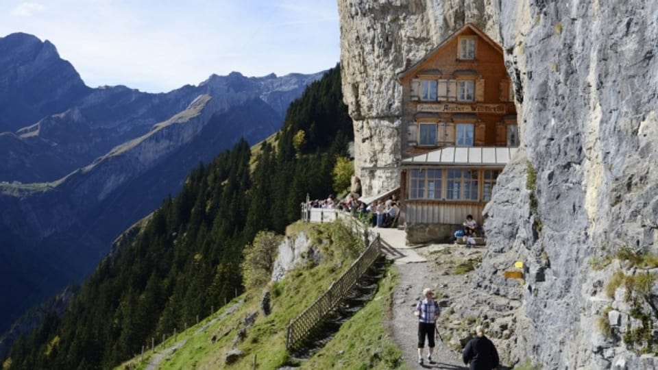 Das Berggasthaus erlebt einen Besucheransturm.