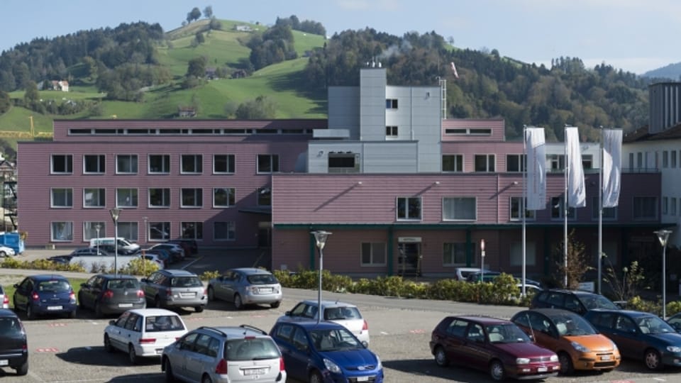 Die Gebäude des Spitals Wattwil