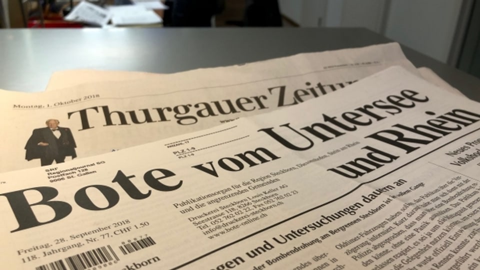 Die Lokalzeitungen im Thurgau kämpfen um Inserate-Einnahmen