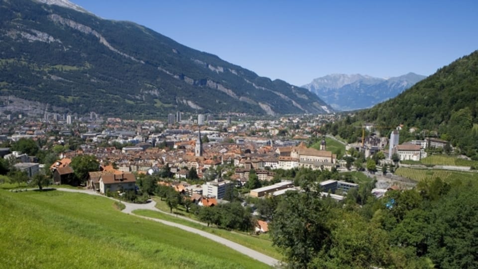 Blick auf den Bündner Hauptort Chur.