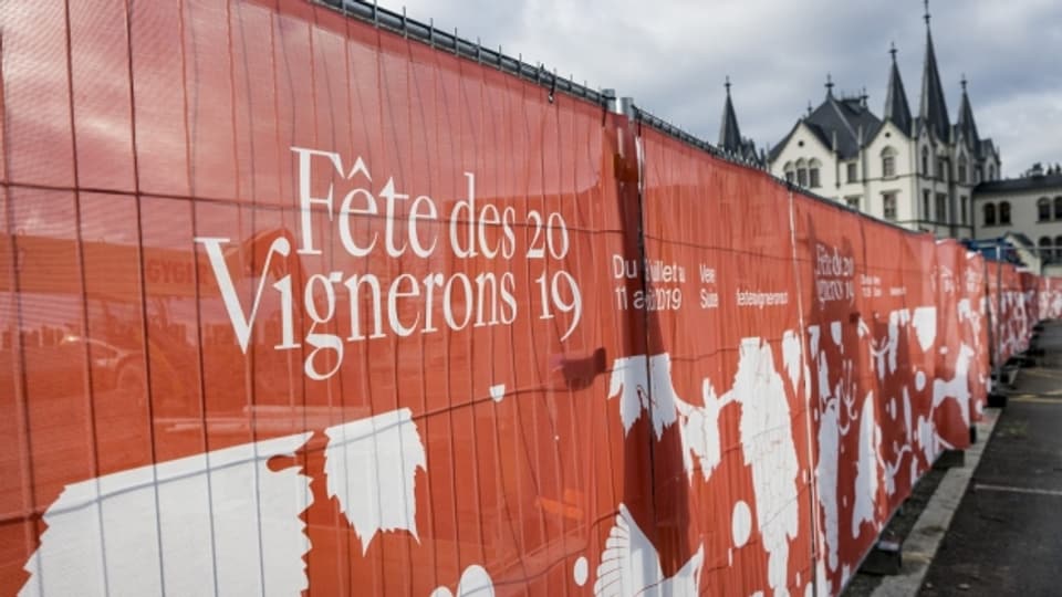 Am Winzerfest in Vevey werden 400'00 Besucher erwartet.