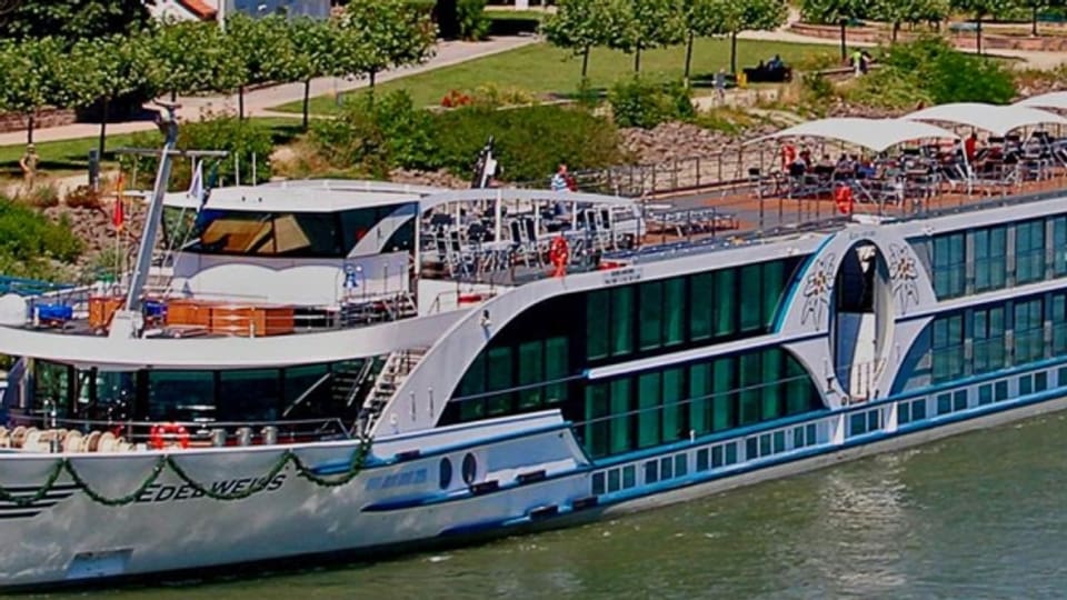 Ein Kreuzfahrtschiff von «Thurgau Travel» verunfallt in den Niederlanden.