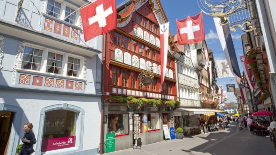 Die Läden in Appenzell profitieren von Einkaufstouristen.