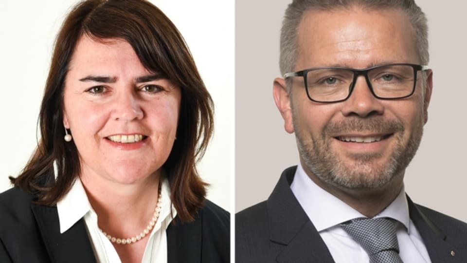 Die Gesundheitsdirektorin Antonia Fässler und Alt Säckelmeister Thomas Rechsteiner bewerben sich um den Appenzell Innerrhoder Sitz im Nationalrat.
