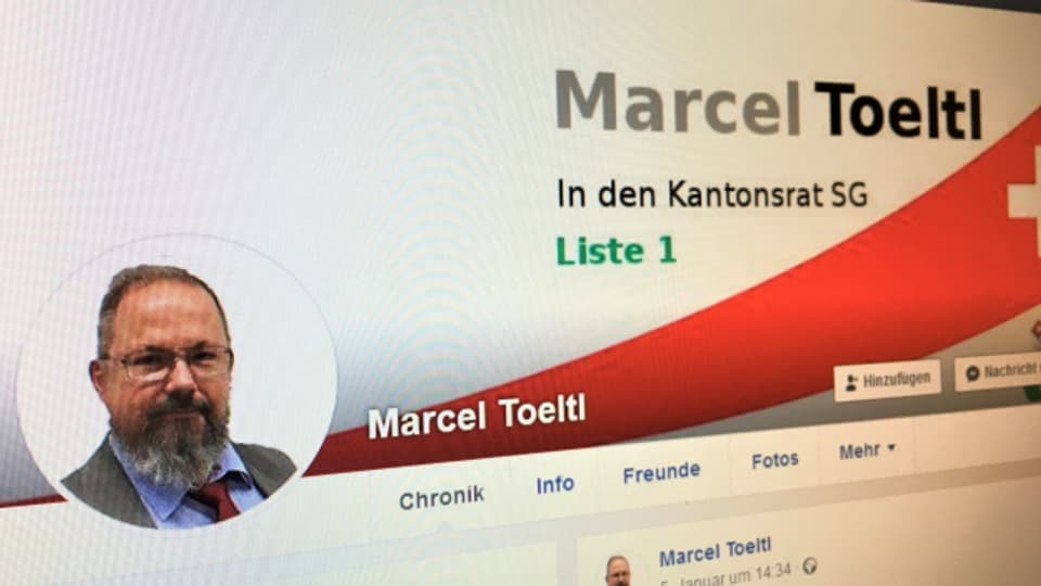 Trotz seinem Parteiausschluss bleibt Toeltl Kantonsratskandidat.