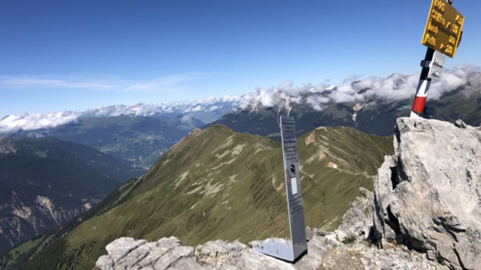 Auch auf dem Büelenhorn (2807 m.ü.M.) zwischen Davos und Bergün steht ein solches Gipfelbuch.