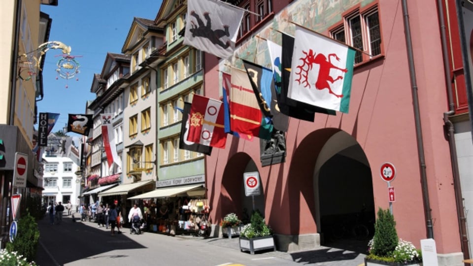 Dorfkern von Appenzell wird zur Fussgängerzone.