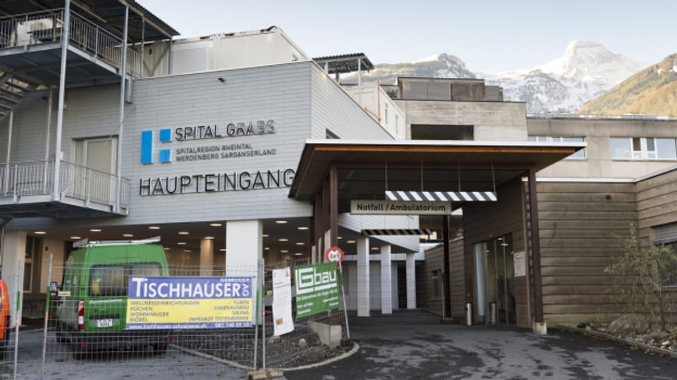 Das Spital Grabs soll ausgebaut werden.