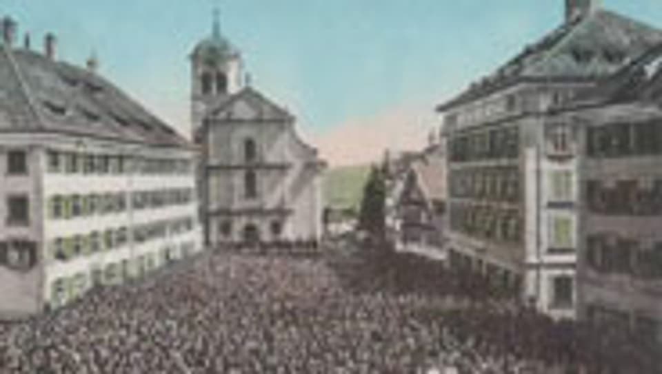 Landsgemeinde in Trogen AR anno 1912