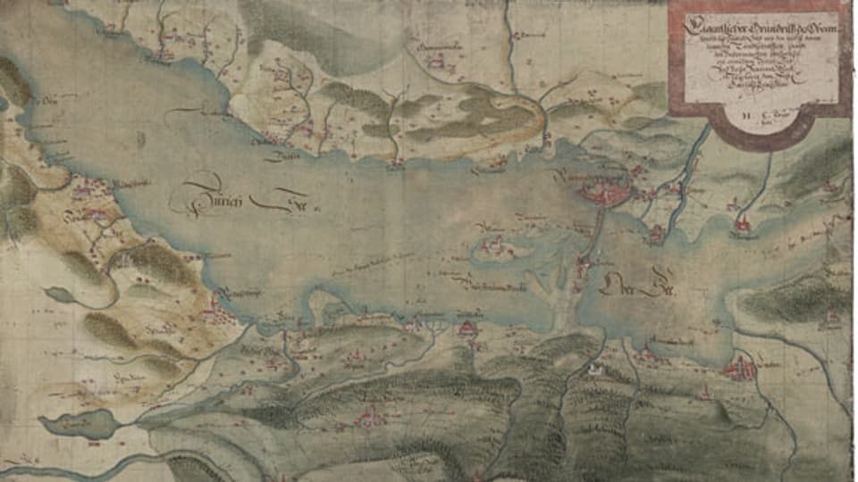 200 Jahre lang verschollen: Die Karte von Hans Conrad Gyger.