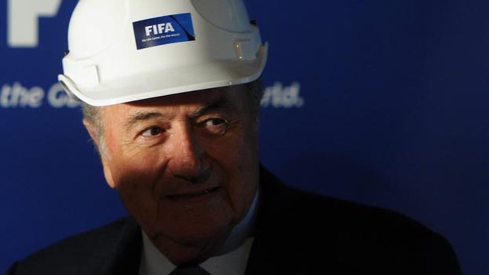 Sepp Blatter gibt den Startschuss für das FIFA-Museum.