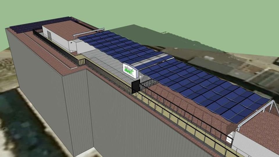 Auf den Flachdächern des Technopark Winterthur erforscht die ZHAW unterschiedliche Fotovoltaik-Anlagen.