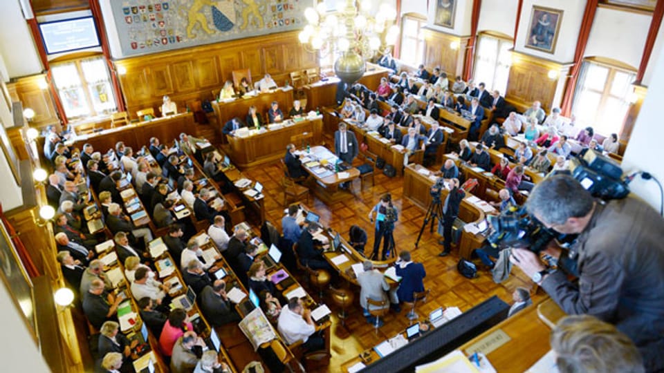 Grosses Medieninteresse währende Mörgeli-Debatte im Kantonsrat
