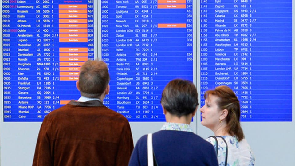 Früh da sein und vorher über den richtigen Check-In informieren: So lauten die Tipps des Flughafens Zürich.