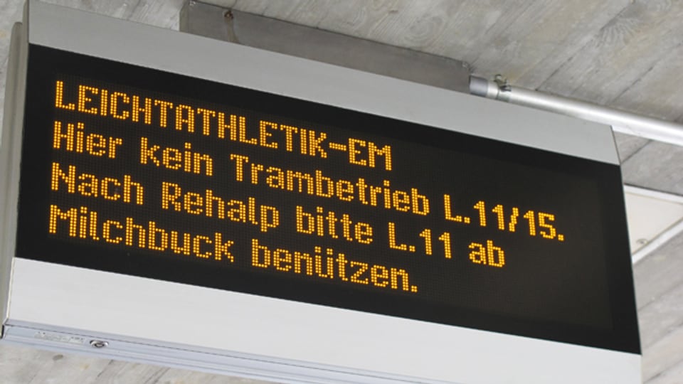 ÖV in Hochform, verkündeten VBZ, SBB und ZVV vor der Leichtathletik-EM. Für den Zürcher Bucheggplatz gilt das nicht.