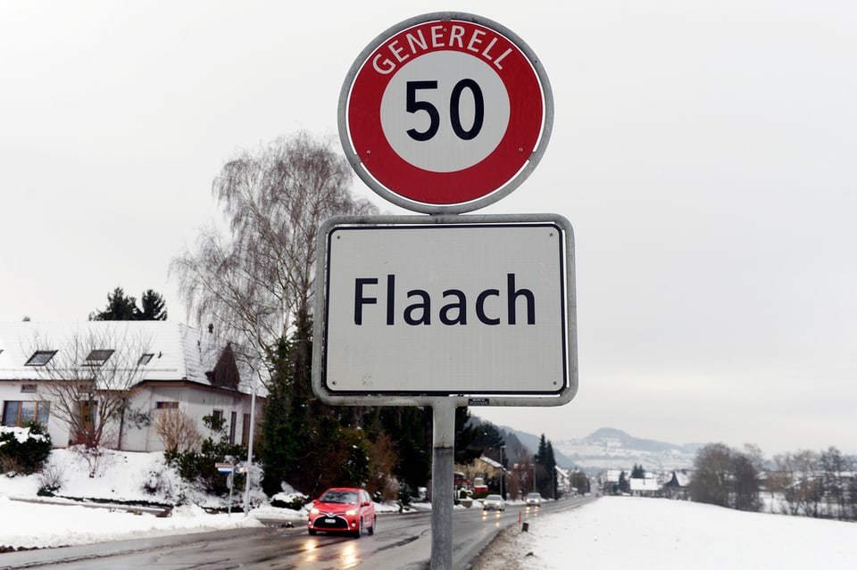 Hier kam es am Neujahrstag zum Familiendrama - die Zürcher Gemeinde Flaach.