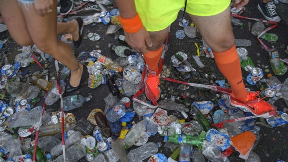 Das Vermächtnis der Street Parade 2015: 129 Tonnen Abfall.