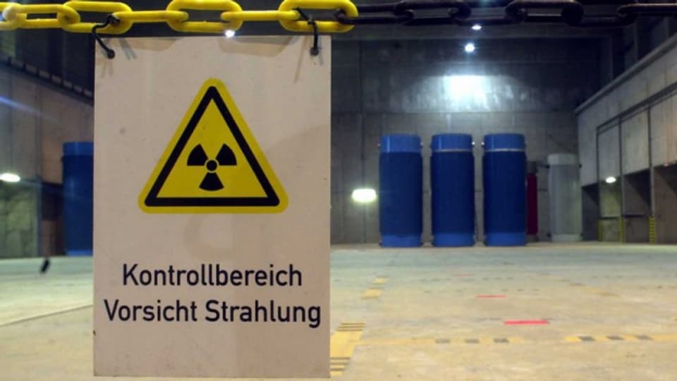 Wo sollen Atomabfälle in der Schweiz dereinst gelagert werden? Blick in ein Zwischenlager im deutschen Gorleben.