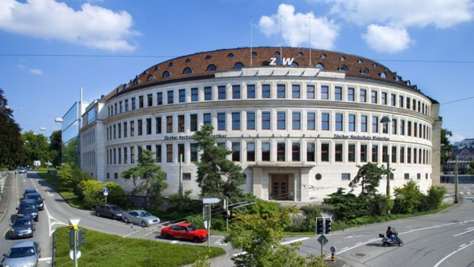 Das Gebäude der Fachhochschule ZHAW in Winterthur