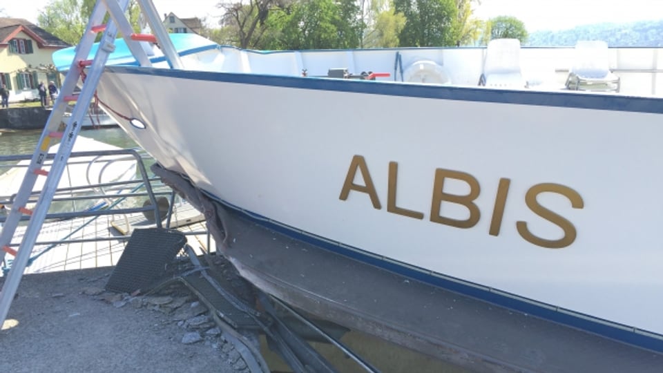 Die «MS Albis» wurde bei dem Unfall schwer beschädigt.