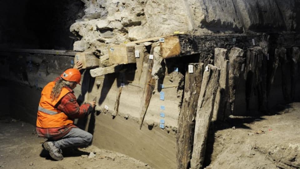 Es gab viel zu holen: Rund 20'000 Fundstücke fanden die Archäologen unter dem Sechseläutenplatz.