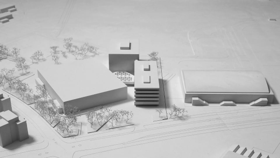Architekturmodell des «WinCity»-Projekts