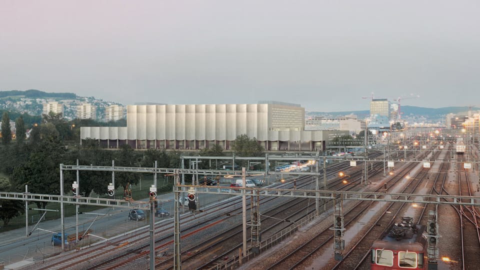Das geplante ZSC-Stadion beim Bahnhof Altstetten