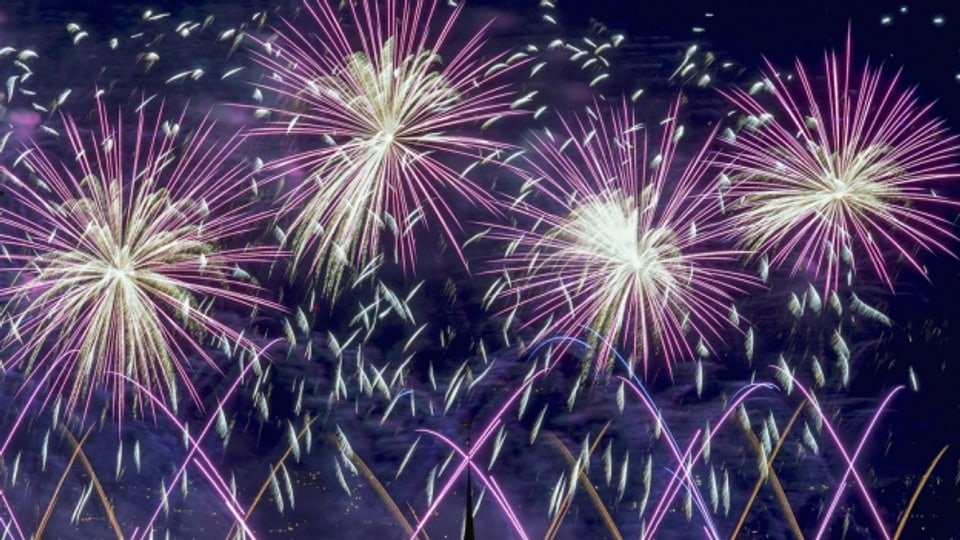 Das erste Feuerwerk in Zürich begeistert Hundertausende.
