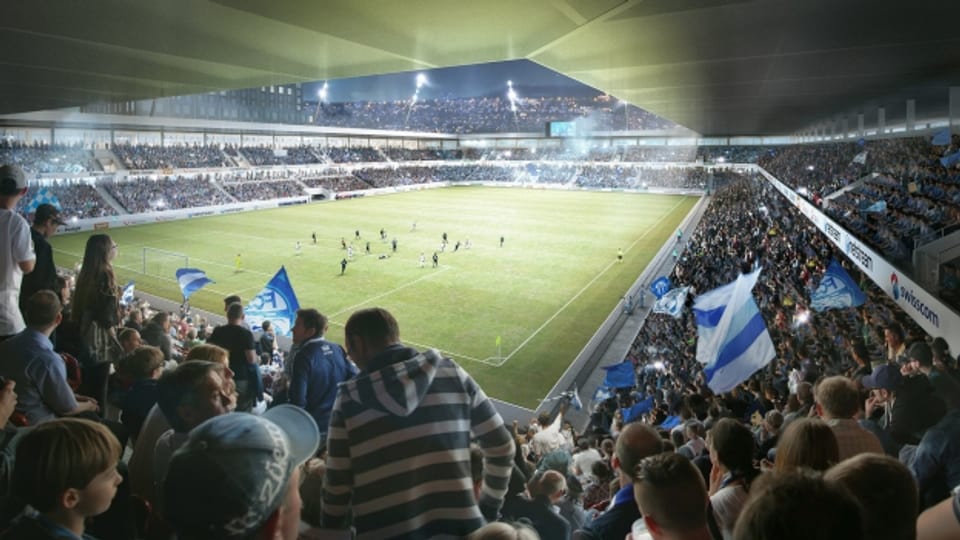 Ein Fussballstadion, das seinen Namen verdient: Visualisierung des Projekts «Ensemble».