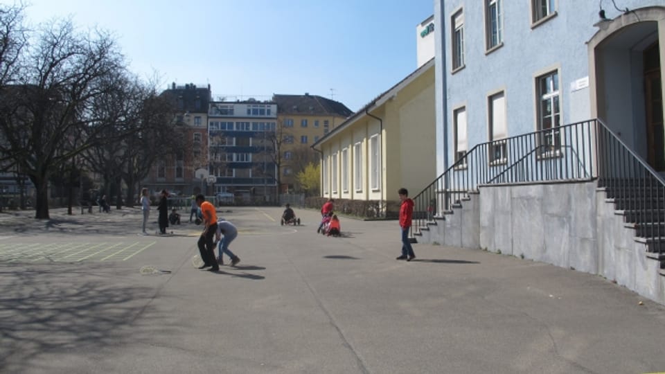 Zu Besuch an der Tagesschule Aegerten in Zürich-Wiedikon.