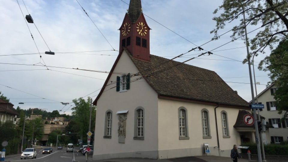 Gotteshaus mit eigener Tramhaltestelle: die Kirche Fluntern.