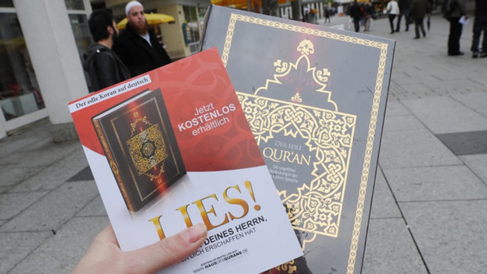 Standaktion abgesagt. «Lies!» verteilt am Samstag keine Korane in der Stadt Zürich.